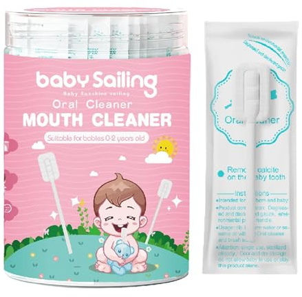Zungenmullreiniger, Baby-Mundreiniger | 30 Stück Skim Gaze Zahnfleischreiniger-Stick - Tragbarer oraler Zungengaze-Zahnfleischreiniger, flexibler Zahnbürsten-Zungenreiniger für die Zungen-, Mund- und