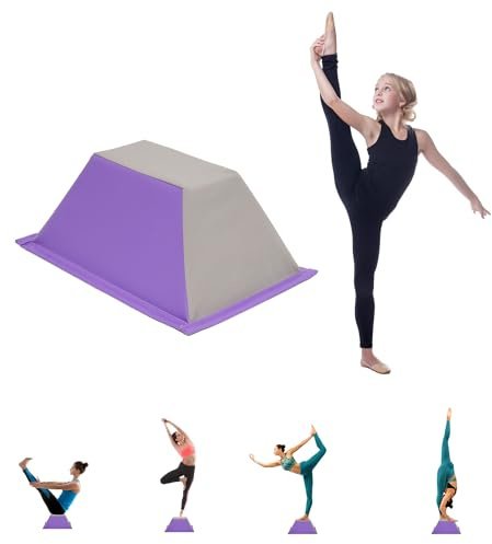 Cheerleading Balance-Trainer, Cheer Flyer, Standgerät, Balance- und Flexibilitätstrainer für Kinder und Erwachsene, Flexibilität, Rumpfmuskulatur und Kondition, fördert (lila)