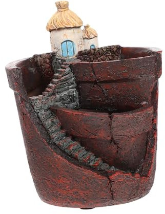 BESPORTBLE Dekorativer Resin Pflanzentopf Für Sukkulenten Kleiner Blumenkübel Für Zuhause Büro Und Garten Stilvolle Tischdekoration Für Pflanzenliebhaber