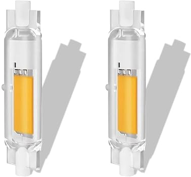 GDYOD R7S LED 78mm Dimmbar, LED R7S 78mm 20W Ersatz für Halogenstab 200W,Stab Warmweiß 3000K 2000LM, Kein Flackern, 360°Abstrahlwinke, 2er Pack