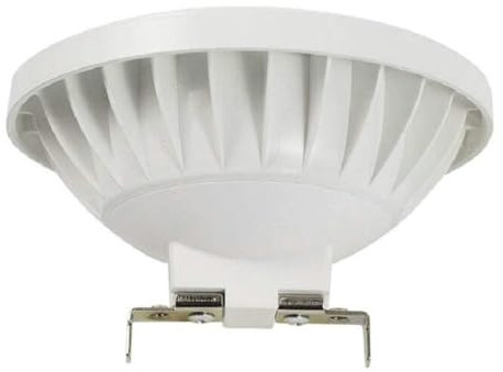 Lanshui Lot de 6 ampoules LED COB AR111 G53/GU10 12 W/15 W AC85 V-265 V en aluminium COB Chip Light (blanc chaud, G53 12 W)