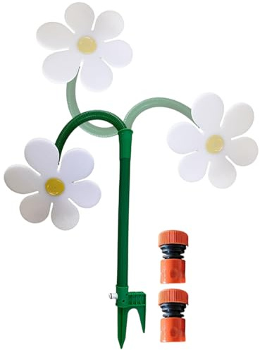 Sprinkler mit tanzender Blume – 360 Grad drehbar, Wasserspiel, Spaß für Garten, Park, Rasen, Garten, Hinterhof