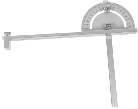 Toddmomy Miter Gauge Fence for Table Saws Mini Portable Woodworking Accessory with Angle Ruler Extended Positioning Fixture for Accurate Cuts and DIY Projects