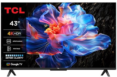 Televisore TCL 43P69K - Display 43 pollici Led UHD 4K - 3840x2160 ULTRA-HD - HDR10 - DVB-T2/C - Slot