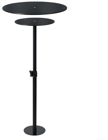 Hasaller Levantador de plantas ajustable y relleno para macetas altas en forma de cono con 3 paneles acrílicos para uso en interiores y exteriores, soporte de 11.4 a 17 pulgadas (elevación corta de