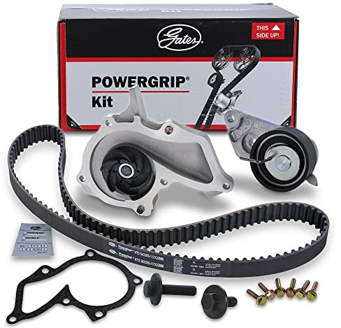 GATES KP25433XS-1 Wasserpumpe + Zahnriemensatz Zähnezahl: 117 22 mm mit Wasserpumpe | Kompatibel mit: FORD COURIER Pick-up, FIESTA IV, FIESTA Kasten/Großraumlimousine, FIESTA V, FIESTA V Van, FOCUS C-MAX