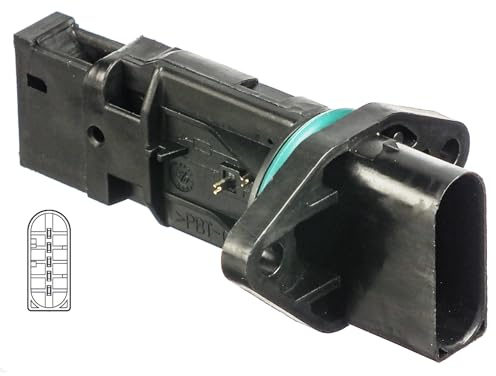 DELPHI AF10247-12B1 Luftmassenmesser/Luftmengenmesser LMM 12V 5-Polig Kompatibel mit MERCEDES-BENZ E-Klasse Limousine W210 0000941248 138949 AF10247