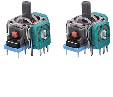 Bewinner Analoges Joystick-Modul, 2 Stück Joystick-Ersatz für -Controller Analog-Stick 3D-Joystick-Ersatz für -Controller