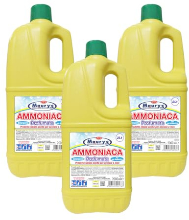 Maury's Ammoniaca Profumata per Acciaio e Inox, 2 L