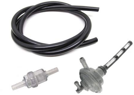 Benzinhahn Benzinfilter Benzinschlauch schwarz TPH Sfera NRG, Speedfight, Aerox