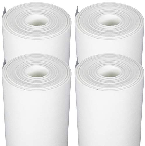 HE-M-VLIES-50-4-A Anstrichvlies ca. 40 g/m² Vlies Renoviervlies Glattvlies Glasgewebe Abdeckfolie Abdeckvlies 200m² (50m x 1m x 4 Rollen)