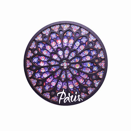 3D-Kühlschrankmagnet, Motiv: Notre Dame de Paris, Frankreich, Reise-Souvenir, Geschenk, Holzbastel-Kollektion