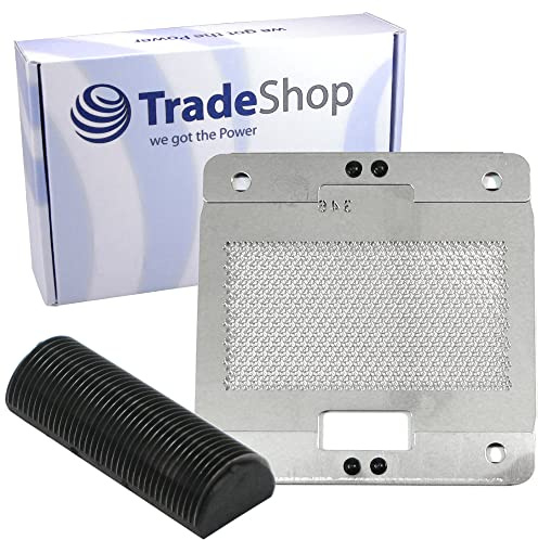 Trade-Shop Kombipack Scherfolie Klingenblock Messer Rasierklinge kompatibel mit Braun 346 5001751 5346702 für 5340 5346 5515 Sixtant 6006 automatic Sixtant 6007 synchron