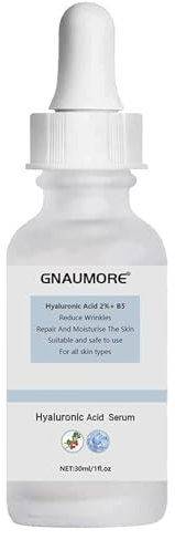 Acido Ialuronico 2% + B5,Siero Viso Acido Ialuronico,Siero Viso Cura della Pelle Ialuronico, Viso Nutriente Acido Ialuronico,Siero idratante Skincare con Acido Ialuronico 30ML