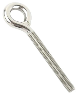 IOFIT 1Pc Suspension Schraube Befestigungen Werkzeuge 304 Edelstahl Hängen Haken Ohne Muttern M4 M5 M6 M8 M10 Bolzen lock up Hardware (Color : Silver, Size : Closed Hook-M10)