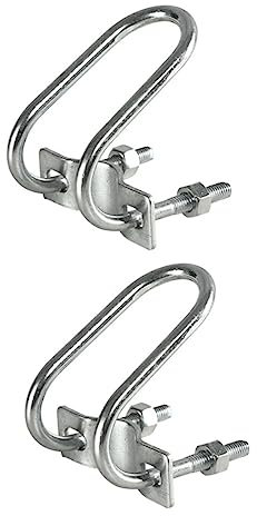 Kisangel 2St -Halterung Angelruten-Clip Dreirad schirmhalter Stallschirmklemme Sonnenschirmhalter für die Terrasse draussen Sonnenschirmständer Banner Regenschirmständer Metall