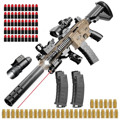 Anyingkai Spielzeug Pistole Kinder,Soft Bullet Gun M416,Schaumstoff Soft Bullet Gun,Soft Bullet Toy Pistole,Schaumstoff Pistole,Spielzeugpistole für 6+ Kindergeschenke