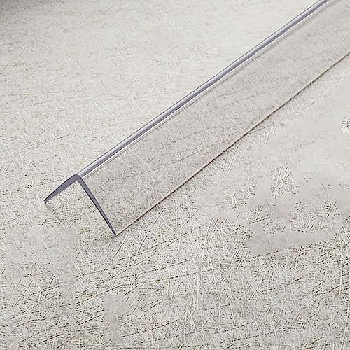 Wand-Eckschutz, Eckschutzleisten, Selbstklebender Kantenschutz for die Wand, transparenter Eckenschutz aus Kunststoff for Möbelecken, Möbeleckenschutz, Wandeckenschutz(Size:240cm/94.5in*4cm/1.7in)
