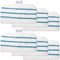 Xiciki 6Pcs Washable Steam Mop Pads for Beldray BEL01097, Replacement for Black and Decker FSM1600 FSM1610 FSM1620, FSMP20-XJ for Beldray Steam Cleaner Pads