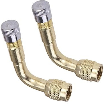 FELTECHELECTR 2stücke Messing Reifenventil Verlängerung Für Lkw Motorräder Einfache Installation Exzellente Dichtung Für Standardventile Geeignet