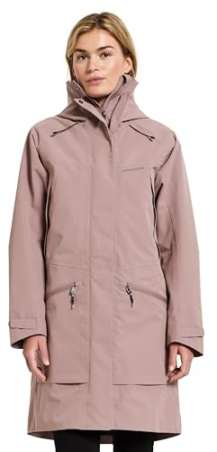 Didriksons - Ilma Parka - Women's Jacket - Waterproof Coat - Shell Jacket - Autumn and Spring Parka - Pink