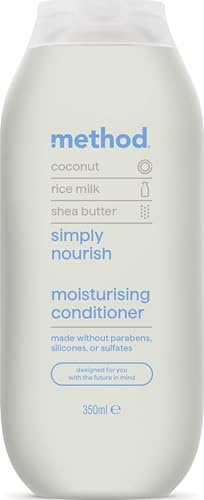 Method Simply Nourish Conditioner, Coconut & Rice Milk, Sulphate Free, 350ml