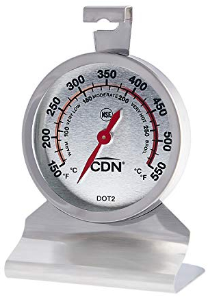 CDN DOT2 – ProAccurate Oven Thermometer – Large Dial, Stainless Steel, NSF Certified