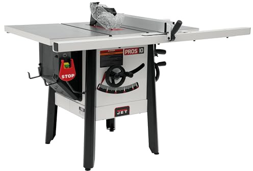 JET ProShop II 10-Inch Table Saw, 30-Inch Rip, Cast Wings, 1-3/4 HP, 120V 1Ph (JPS-10)