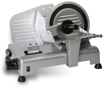METRO Professional Máquina loncheadora GFS2019, 140 W, 29 x 43 x 30 cm, Ø 19.5 cm, plata