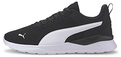 PUMA Anzarun Lite unisex - vuxen Sneaker, Puma Svart Puma White, 41 EU