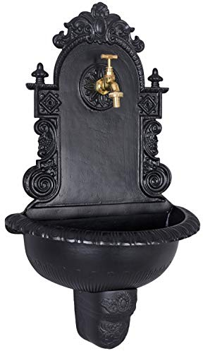 Wandbrunnen Aluminium Gartenbrunnen Antik Zierbrunnen Retro Dekobrunnen lup023 Palazzo Exklusiv