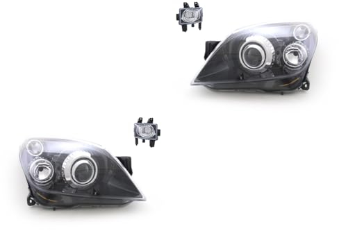 Johns, Scheinwerfer Satz Satz passend für Opel Astra H 03/2004- Xenon D2S H7 LI + Nebel