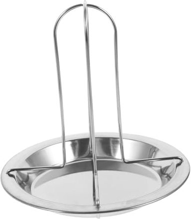 POPETPOP Support de Barbecue en Acier Inoxydable Argenté Épaissi