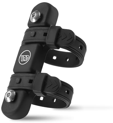 HTU Bottle Holder Mount Adapter Silicone Seatpost Fork Frame Holder Adapter Anti-Slip Water Bottle Cage Holder Use On Handlebar/Seatpost Tube