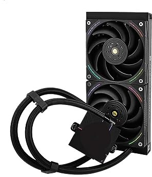 GVMUKNYE Magnetic core Matrix 240 Integrated CPU Water-Cooled Radiator Supports Wind/Water-Cooled Buckle Switching LGA1700/115X/AM5