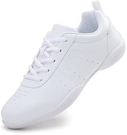 Mädchen Cheerleading Schuhe Cheer Sneakers Tennis Tanzschuhe Atmungsaktiv Super Light White Cheer Schuhe für Frauen Athletic Training Tennis Walking Sneakers