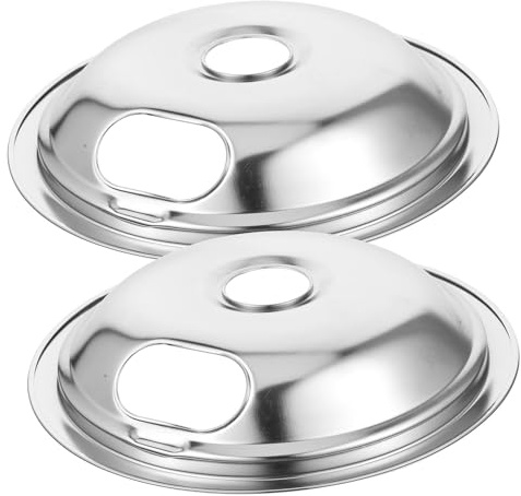 BESPORTBLE 2pezzi Padella Drip Per Barbecue Elettrico Copertura Per Bruciatore Leggero e Protegge Da Macchie e Versamenti Adatta Per Induzione