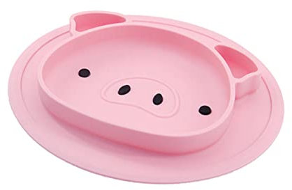 Toyvian Platz Für Babykost Mit Cartoon-schweinchen-design Sicher Und Langlebig Für Mädchen Um Zu Steigern Und Esstisch Zu Dekorieren