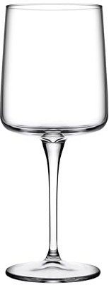 Pasabahce Juego de 6 copas de vino tinto icónicas de cristal transparente, 43 cl, elegantes, resistentes y lavables en lavavajillas