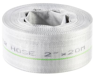 Tubo Flessibile Manichetta per Pompe Antincendio | Ø52 mm / 2 | Lunghezza 20 m | per Acqua Pulita Sporca Liquami | Resistenza Termica e Meccanica | in Poliestere