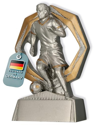 Larius Trofeo Calcio in Resina – Portiere/Giocatore – senza/con incisione personalizzata – Trofeo Premio (senza testo personalizzato)