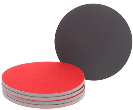 Baluue 5pcs Grit Sanding Pads Wet Dry Sandpaper Blocks for Car Paint Auto Body Wood Furniture Polishing Wear-resistant Sponge Pads for Precise Craft Sanding