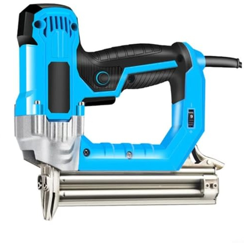 Grapadora eléctrica de 2300 W para grapas F15/F20/F25/F30, herramienta de madera con control de fuerza de 6 niveles y motor de cobre, pistola de clavos recta para bricolaje y profesionales