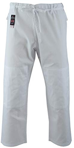 Malino Leggero Judo Pantaloni per i Bambini, Bianco Arti Marziali Pantaloni Taglia 150