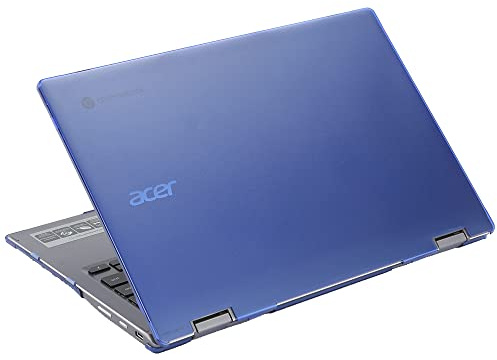 mCover Case Compatible for 2021~2022 13.3 Acer Chromebook Enterprise Spin 513 R841T Series Convertible Notebook Computer ONLY (NOT Fitting Other Acer Models) - Blue
