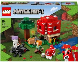 ***2022*** (JAN) 21179 LEGO Minecraft The Mushroom House