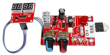 40/100A NY-D01 Punktschweißgerät Steuerplatine Digitale Schweißer Controller Panel Stellen Sie Zeit & Strom DIY Digitalanzeige Punktschweißmaschine Steuerung