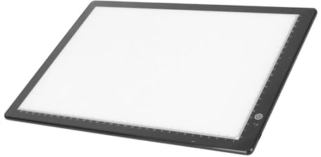 Slide Viewer Light Pad, Ultra Slim Light Pad Scanner, USB C Negatives Old Slides Scanning Light Box with 3 Brightness Levels and Graduated, for Sketching, Stenciling