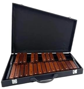 Xylophon-Instrument Für Erwachsene 25-Noten-Xylophon Holzschlaginstrument Xylophon Für Heimaufführungen Im Freien(B)