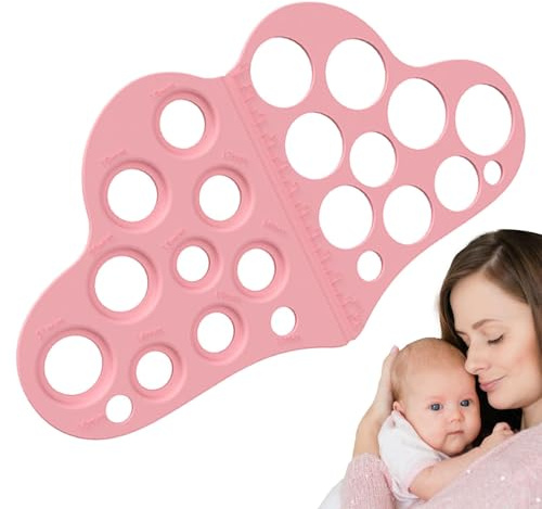 Nipple Measurement Tool for Flanges - Breast Pump Sizing Tool | Silicone Soft Nipple Flange Measure, Nipple Measuring Tool for Accurate Sizing